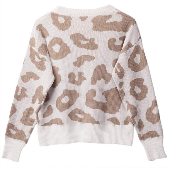 Boutique | Leopard Scattered Print Sweater - Picture 4 of 8